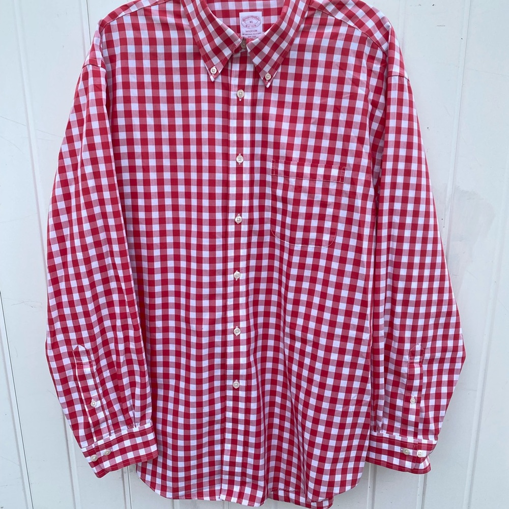 Brooks Brothers Red Checkered Shirt